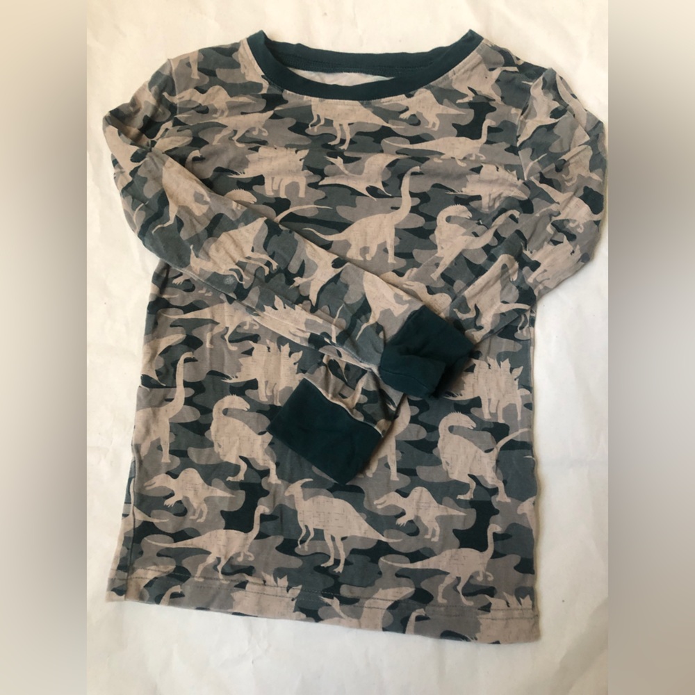 Toast + Jams Toddler Bamboo Pajama Top Boys 3T Dino